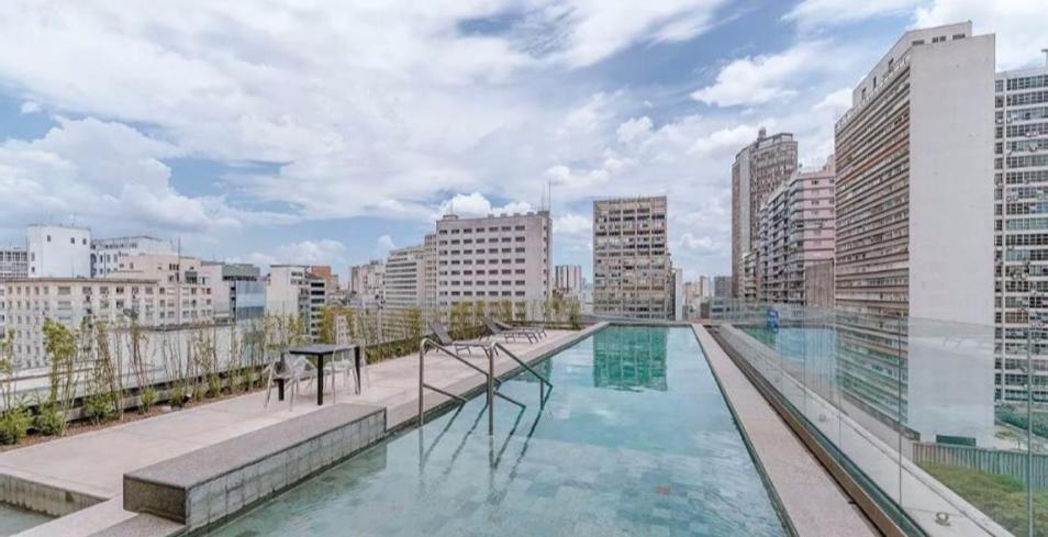 Loft Com Piscina, Academia, 100 Metros Do Metro Apartment Sao Paulo Exterior photo
